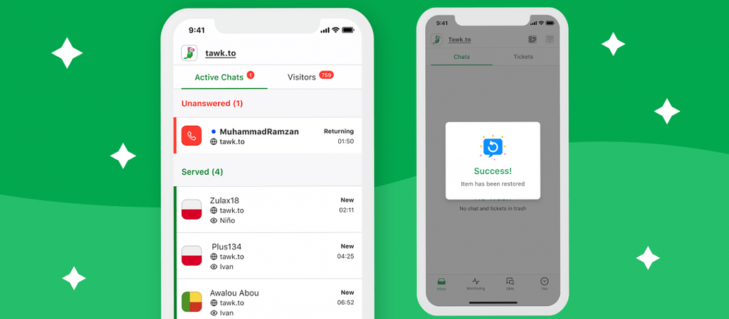 A brand new look for mobile chat - Announcements - tawk.to Community